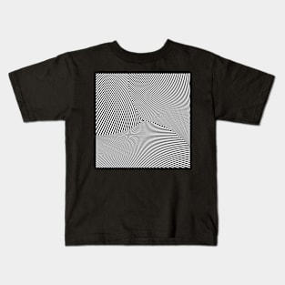 Rotated & Scaled Triangles 008 Kids T-Shirt